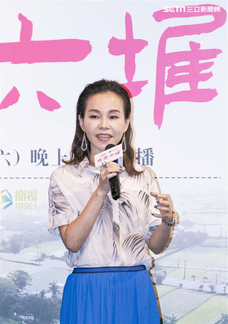 彭佳慧、吳奕蓉出席客家文藝復興第二季「靓靓六堆」首映記者會。（圖／記者楊澍攝影）