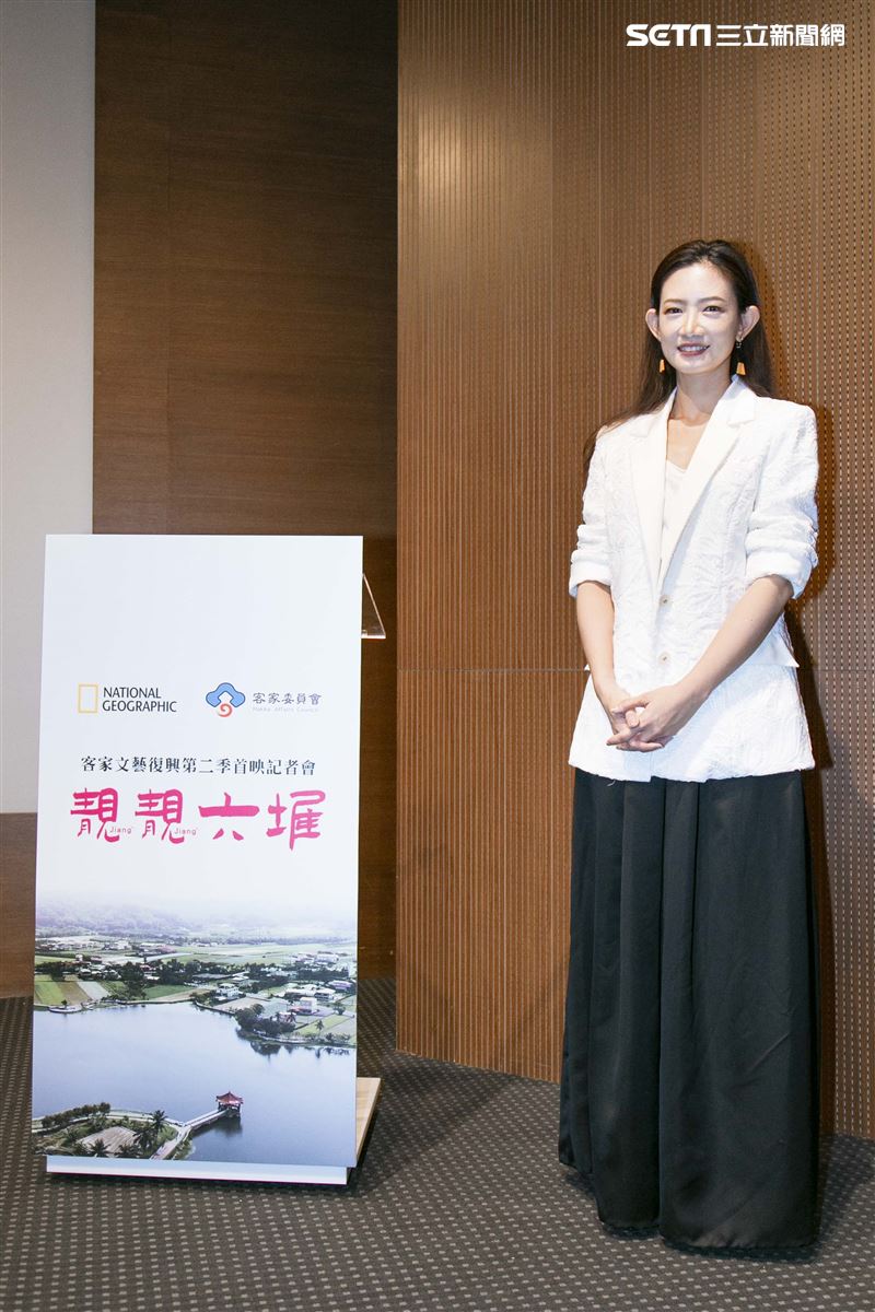 彭佳慧、吳奕蓉出席客家文藝復興第二季「靓靓六堆」首映記者會。（圖／記者楊澍攝影）