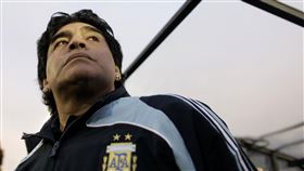 阿根廷足球「世紀球王」馬拉度納（Diego Maradona）。（圖／美聯社／達志影像）