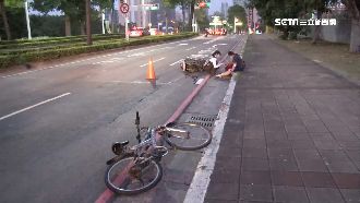 騎車追撞單車　女怨腳踏車不該騎馬路
