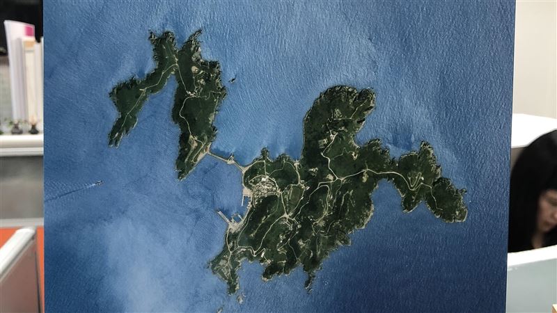 中大推離島衛星月曆　裙礁潟湖看得到