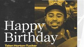 NBA／湖人菜鳥生日　詹皇超酸祝賀 NBA,洛杉磯湖人,LeBron James,Talen Horton-Tucker,生日,喝酒 翻攝自湖人官方IG