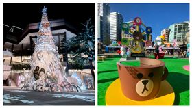 耶誕裝置。（圖／記者馮珮汶攝）