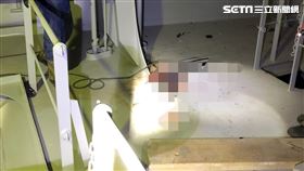 台船公司進行管線修補工作時發生氣爆意外。（圖／翻攝畫面）