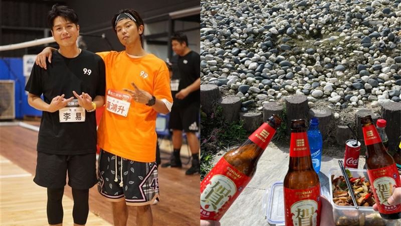 李易提前為小鬼慶生　墓前乾杯惹鼻酸