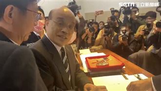 不讓藍委來亂！蘇揆提早30分鐘到場