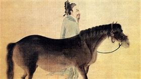 清朝張穆所畫的《奚官放馬圖》局部(翻攝自百度百科)