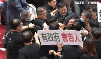 陳柏惟單挑35藍委　鄭天財出手慘摔