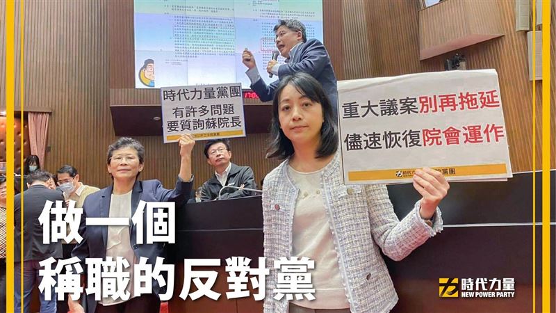 藍丟內臟　王婉諭轟：學不會當在野黨