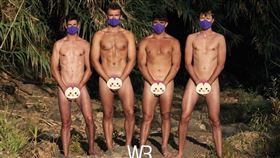 裸體月曆,猛男,划船隊（圖／翻攝自Worldwide Roar）