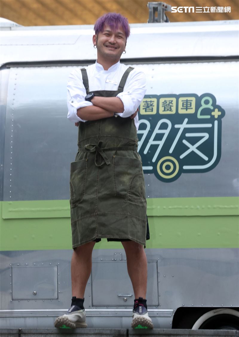 「開著餐車交朋友」演員KID林柏昇。（記者邱榮吉/攝影）