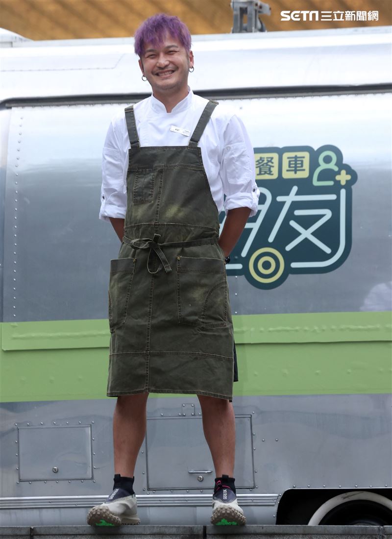 「開著餐車交朋友」演員KID林柏昇。（記者邱榮吉/攝影）