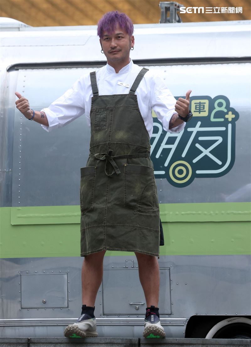 「開著餐車交朋友」演員KID林柏昇。（記者邱榮吉/攝影）