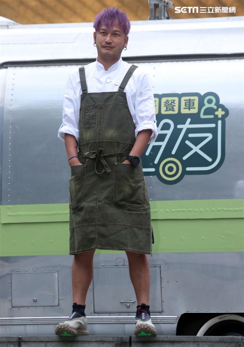 「開著餐車交朋友」演員KID林柏昇。（記者邱榮吉/攝影）