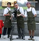 黃秋生、KID林柏昇、宋柏緯 「開著餐車交朋友」開鏡。（記者邱榮吉/攝影）