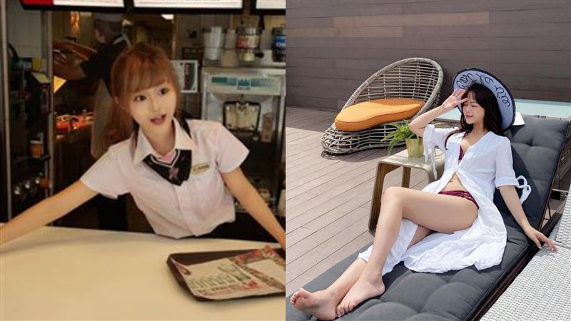 麥當勞女神現況曝！床上辣曬渾圓雪乳