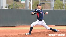 ▲黑豹旗平鎮高中投手林詔恩。（圖／記者王怡翔攝影）