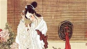 風流道姑魚玄機古代字畫。（圖／翻攝自百度百科）