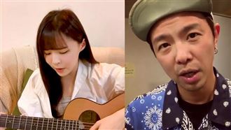 小鬼放心了！元元聽話苦練吉他唱這首