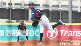 ▲黑豹旗平鎮高中投手林詔恩。（圖／記者王怡翔攝影）