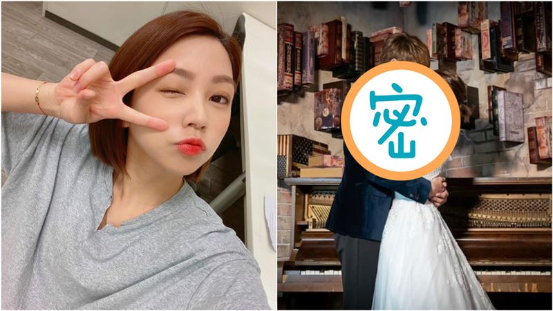 強哥在背後很火！曾智希雪乳緊貼男星