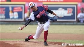 ▲樂天桃猿投手黃子鵬擔任先發。（圖／記者劉彥池攝影）