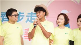 健走活動公益大使余謙，鼓勵民眾保持良好運動習慣。（圖／蜂巢行銷提供）