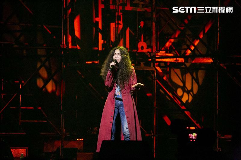 阿爆、桑布伊、戴愛玲、安溥、佛跳牆、9m88、萬芳出席愛之日常音樂節無距場。（圖／記者楊澍攝影）