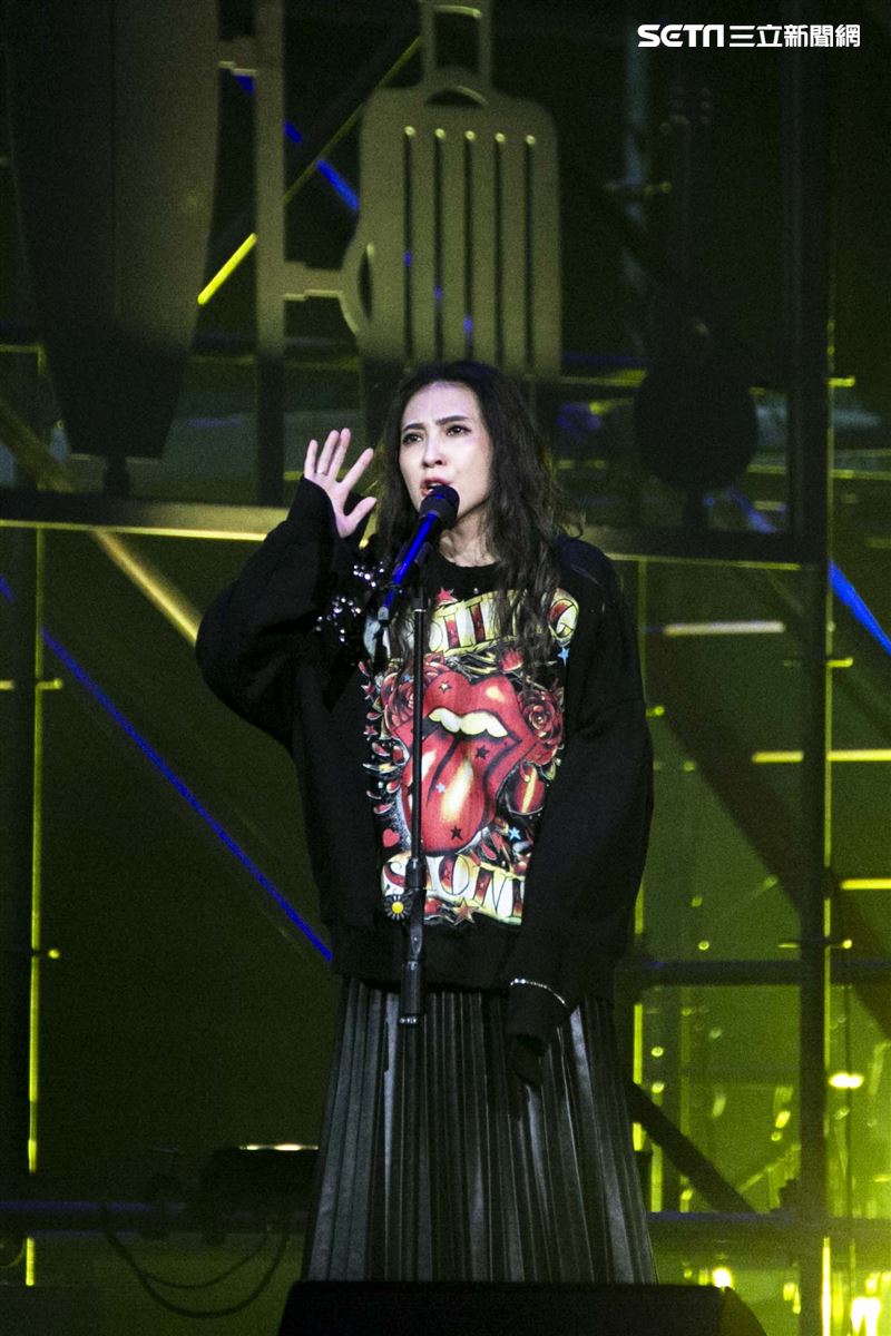 阿爆、桑布伊、戴愛玲、安溥、佛跳牆、9m88、萬芳出席愛之日常音樂節無距場。（圖／記者楊澍攝影）