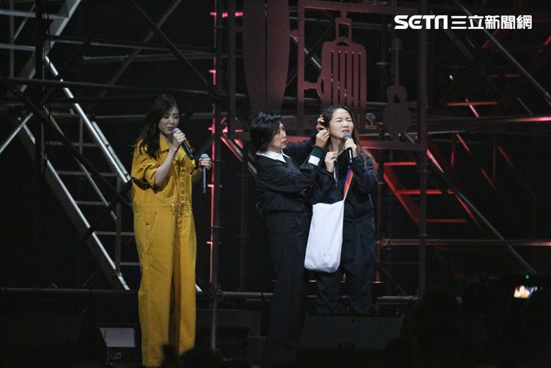 劉若英、蘇慧倫、蔡健雅、光良、蕭煌奇、許富凱出席愛之日常音樂節勇氣場。（圖／記者楊澍攝影）