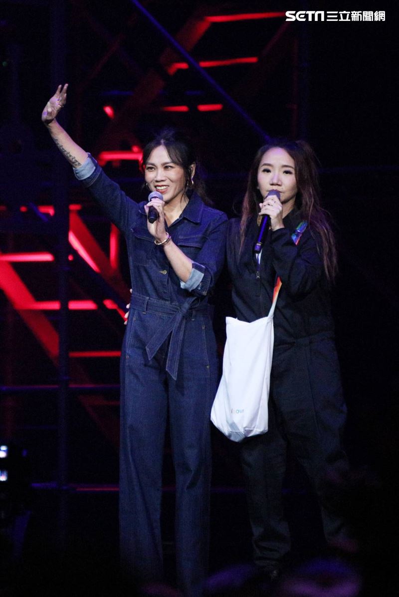 劉若英、蘇慧倫、蔡健雅、光良、蕭煌奇、許富凱出席愛之日常音樂節勇氣場。（圖／記者楊澍攝影）