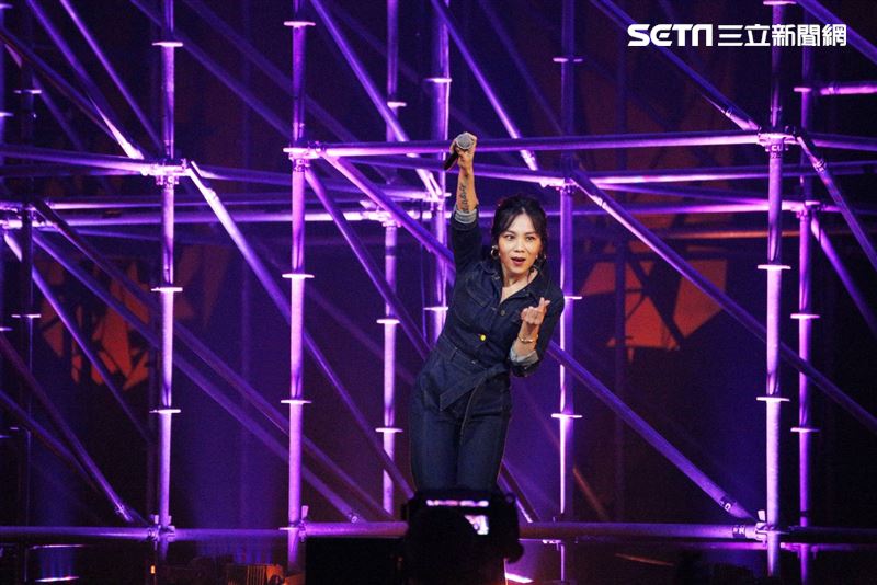 劉若英、蘇慧倫、蔡健雅、光良、蕭煌奇、許富凱出席愛之日常音樂節勇氣場。（圖／記者楊澍攝影）