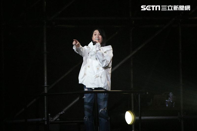 劉若英、蘇慧倫、蔡健雅、光良、蕭煌奇、許富凱出席愛之日常音樂節勇氣場。（圖／記者楊澍攝影）