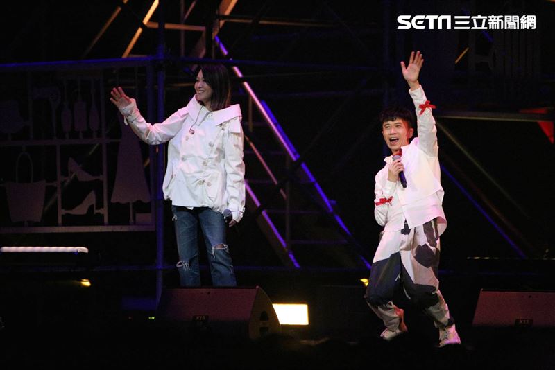 劉若英、蘇慧倫、蔡健雅、光良、蕭煌奇、許富凱出席愛之日常音樂節勇氣場。（圖／記者楊澍攝影）