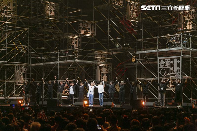 劉若英、蘇慧倫、蔡健雅、光良、蕭煌奇、許富凱出席愛之日常音樂節勇氣場。（圖／記者楊澍攝影）