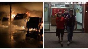 雲林清潔隊　大火　汽油桶（圖／翻攝畫面）