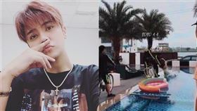 羅志祥、泳池趴／翻攝自IG