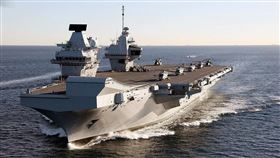 英國伊麗莎白女王號（HMS Queen Elizabeth）航空母艦。（圖／翻攝自維基百科）