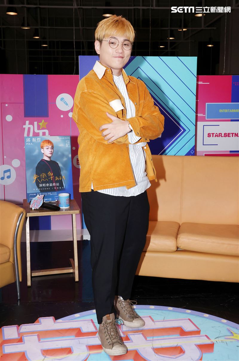 邱振哲安安大明星(演唱會宣傳)。（記者邱榮吉/攝影）