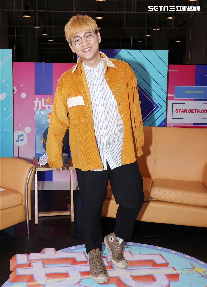邱振哲安安大明星(演唱會宣傳)。（記者邱榮吉/攝影）