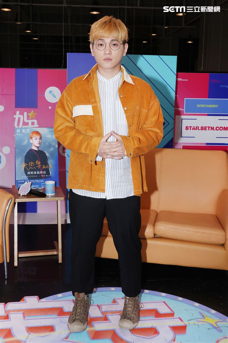 邱振哲安安大明星(演唱會宣傳)。（記者邱榮吉/攝影）