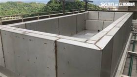 羅志祥內湖豪宅偷蓋游泳池違建遭檢舉　限期30天內拆除（圖／北市建管處提供）