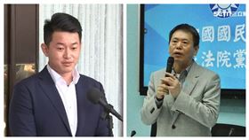 台灣基進立委陳柏惟，國民黨立委林為洲。（組合圖/資料照）