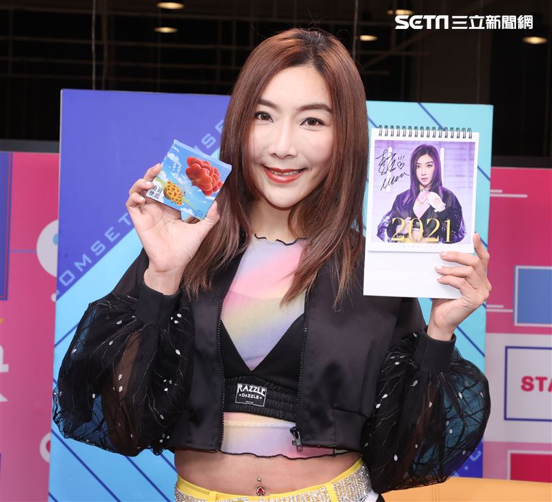 李宓(唱片宣傳)安安大明星。（記者邱榮吉/攝影）