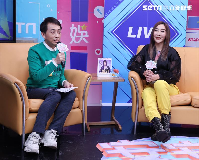 李宓(唱片宣傳)安安大明星。（記者邱榮吉/攝影）