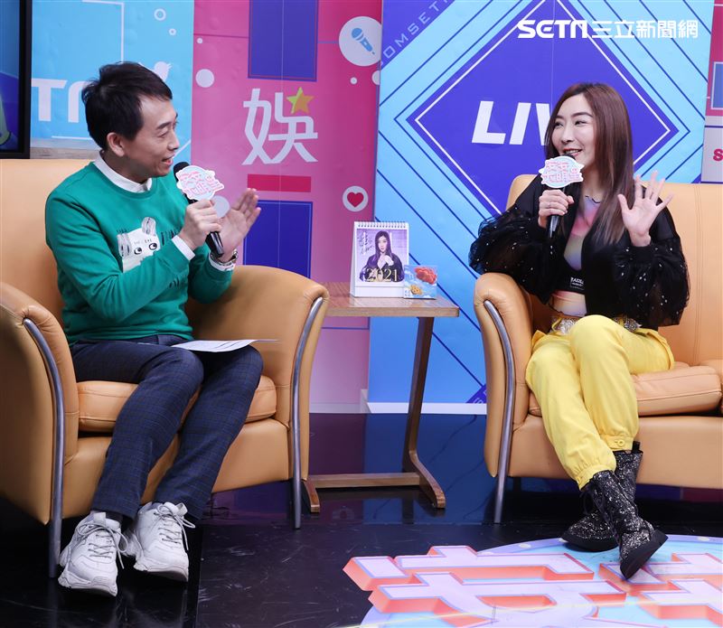 李宓(唱片宣傳)安安大明星。（記者邱榮吉/攝影）