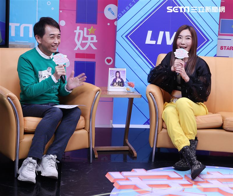 李宓(唱片宣傳)安安大明星。（記者邱榮吉/攝影）