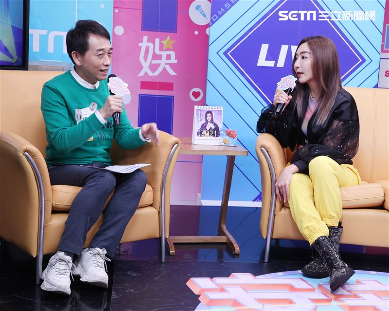 李宓(唱片宣傳)安安大明星。（記者邱榮吉/攝影）