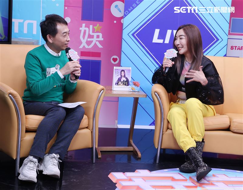 李宓(唱片宣傳)安安大明星。（記者邱榮吉/攝影）