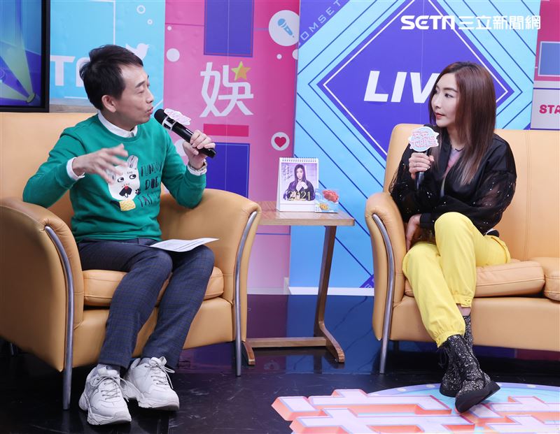 李宓(唱片宣傳)安安大明星。（記者邱榮吉/攝影）